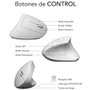 Subblim Glide Vertical Ergo Dual Blanco